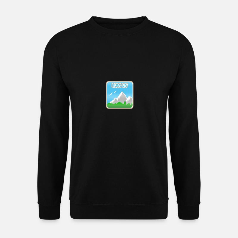 Kunlun als Bergsteigen - Unisex Pullover - Schwarz