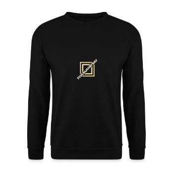 Feuerwehrfrau - Unisex Pullover - Schwarz - Vorne - Alina (178cm) & Michal (187cm)
