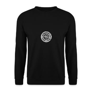 Born in 1963 - Unisex Sweatshirt - black - Front - Alina (178cm) & Michal (187cm)