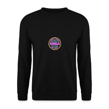 Mutter Amila - Unisex Pullover - Schwarz - Vorne - Alina (178cm) & Michal (187cm)