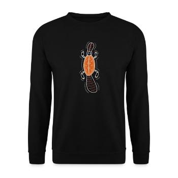platypus - Unisex Pullover - Schwarz - Vorne - Alina (178cm) & Michal (187cm)