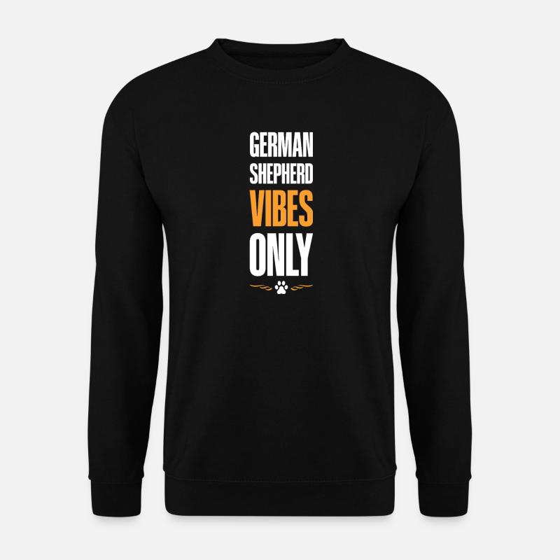 German Shepherd Vibes - Unisex Sweatshirt - black