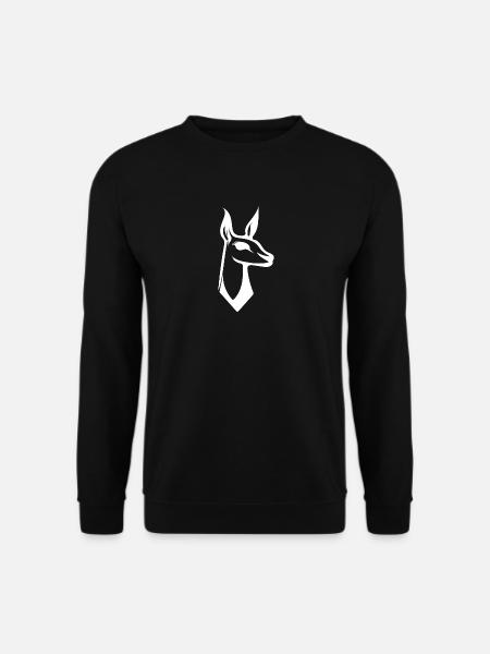 Cute llama logo style - Unisex Sweatshirt - black