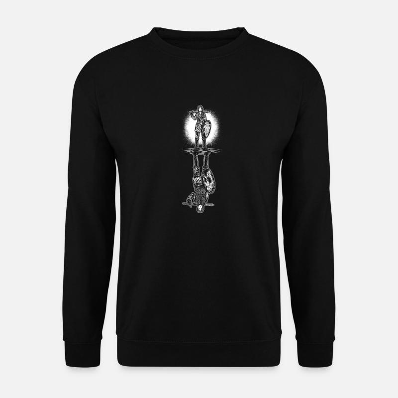 Schildmaid Spiegelbild - Unisex Pullover - Schwarz