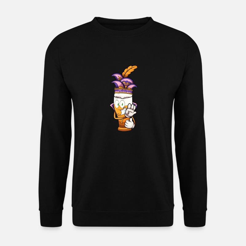 Holländischer Karnevalsbär - Unisex Pullover - Schwarz
