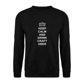 Bière Vin Whisky Schnaps Alcool - Sweat-shirt Unisexe - noir - Devant - Alina (178cm) & Michal (187cm)