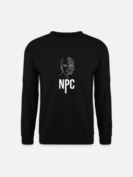 NPC Design Gamer funny gift - Unisex Sweatshirt - black