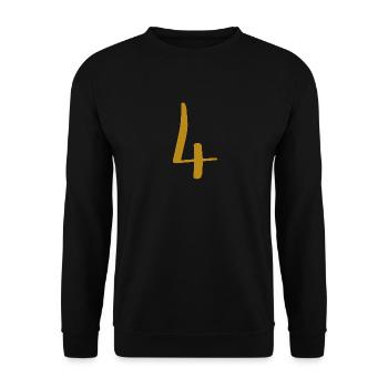 4 - Sweat-shirt Unisexe - noir - Devant - Alina (178cm) & Michal (187cm)