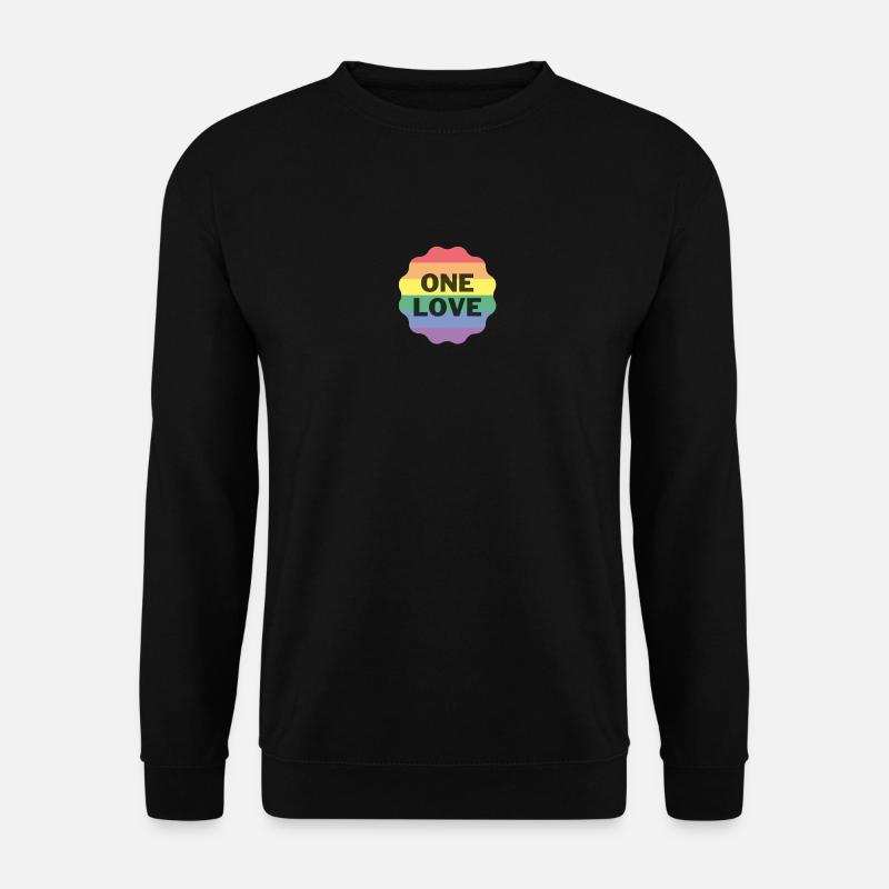 ONE LOVE - Unisex Pullover - Schwarz