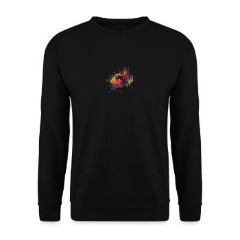 e-sport - Unisex Sweatshirt - black - Front - Alina (178cm) & Michal (187cm)