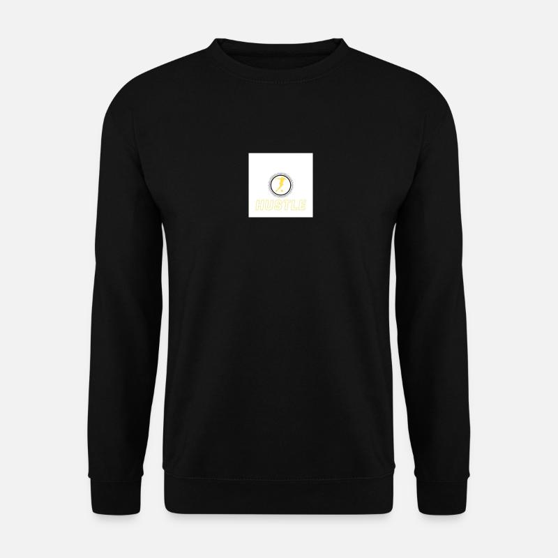 Hustle gelb - Unisex Pullover - Schwarz