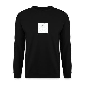 Ne regardez pas en arrière - Sweat-shirt Unisexe - noir - Devant - Alina (178cm) & Michal (187cm)