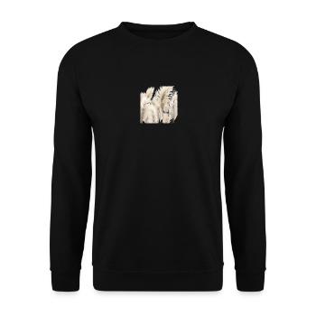Pampas - Unisex Pullover - Schwarz - Vorne - Alina (178cm) & Michal (187cm)