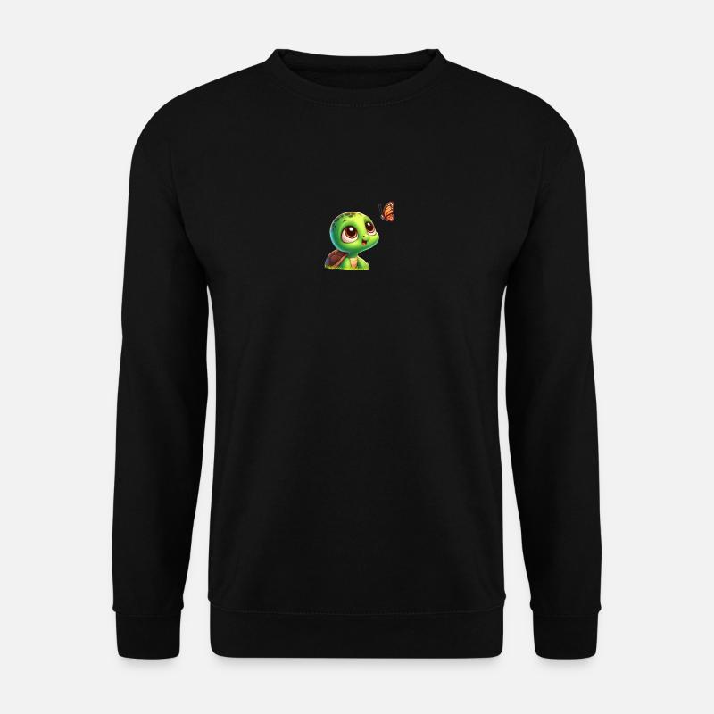 Cartoon Turtle 3 - Unisex Sweatshirt - black