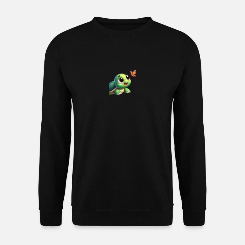 Cartoon Turtle 4 - Unisex Sweatshirt - black