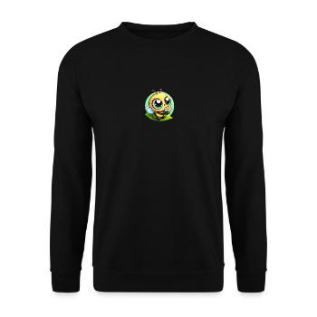 Bee Cartoon 5 - Unisex Sweatshirt - black - Front - Alina (178cm) & Michal (187cm)