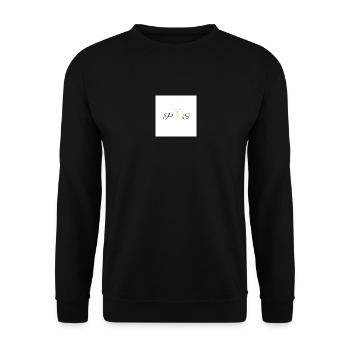 Personalisiert - Unisex Pullover - Schwarz - Vorne - Alina (178cm) & Michal (187cm)
