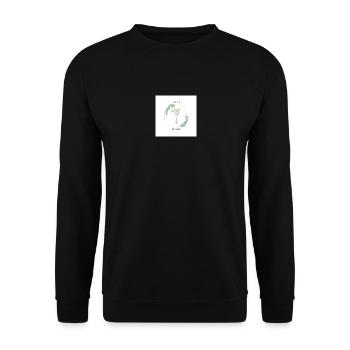 Imprimé fleuri - Sweat-shirt Unisexe - noir - Devant - Alina (178cm) & Michal (187cm)