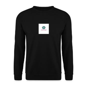 Hundepfote - Unisex Pullover - Schwarz - Vorne - Alina (178cm) & Michal (187cm)