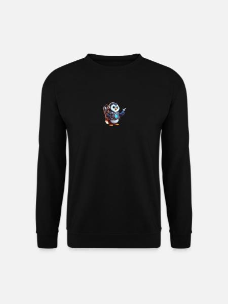 Futuristic Penguin 2 - Unisex Sweatshirt - black