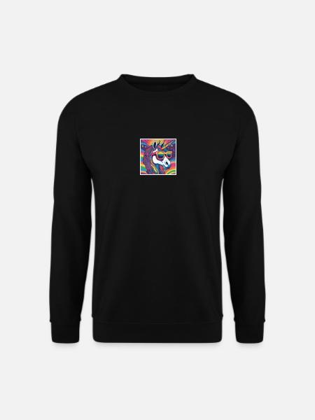 Einhorn 1 - Unisex Pullover - Schwarz