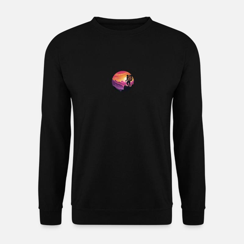 Adventure awaits - Unisex Pullover - Schwarz