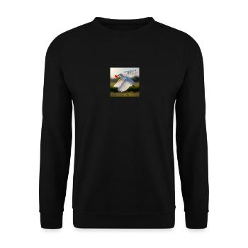 A symbol of peace and love - Unisex Sweatshirt - black - Front - Alina (178cm) & Michal (187cm)