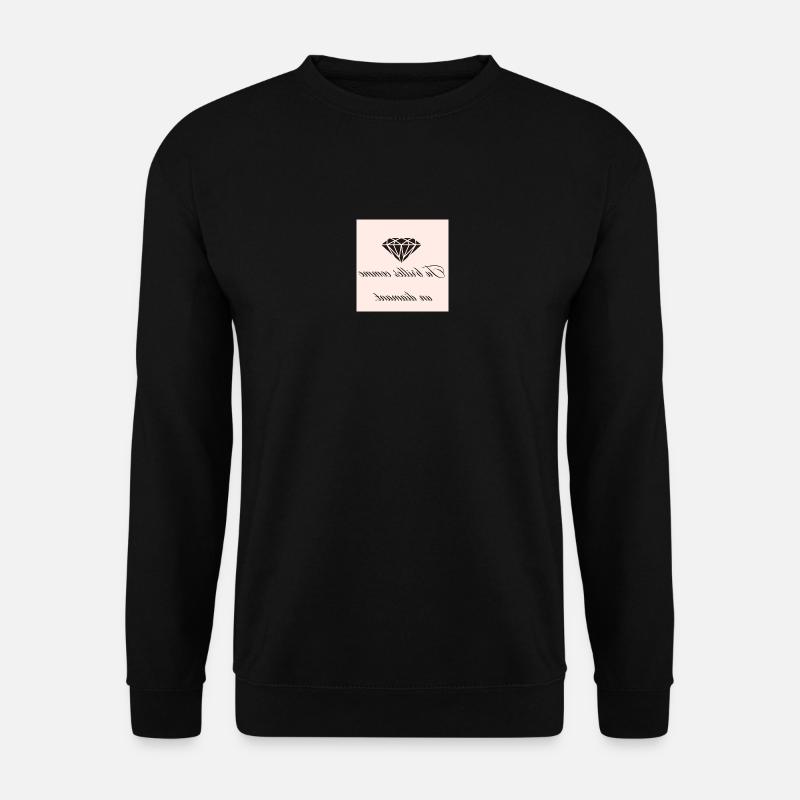 Abmessungen spiegeln - Unisex Pullover - Schwarz