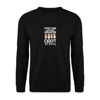 Doll Enthusiast Doll Collector Gear Doll - Unisex Sweatshirt - black - Front - Alina (178cm) & Michal (187cm)