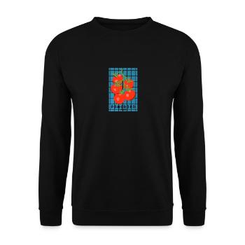 Tomato Girl Summer - Unisex Pullover - Schwarz - Vorne - Alina (178cm) & Michal (187cm)