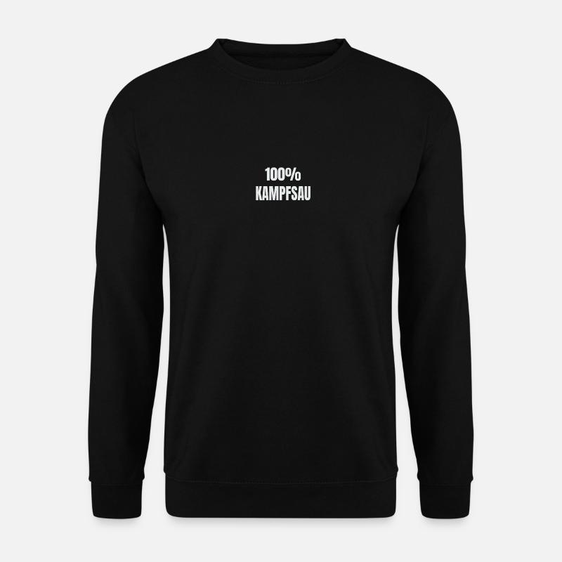 100% fighting sow - Unisex Sweatshirt - black