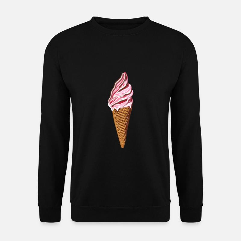 Ice cream cone - Unisex Sweatshirt - black