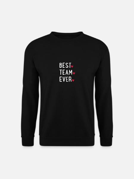 BESTTEAMEVER - Unisex Sweatshirt - black