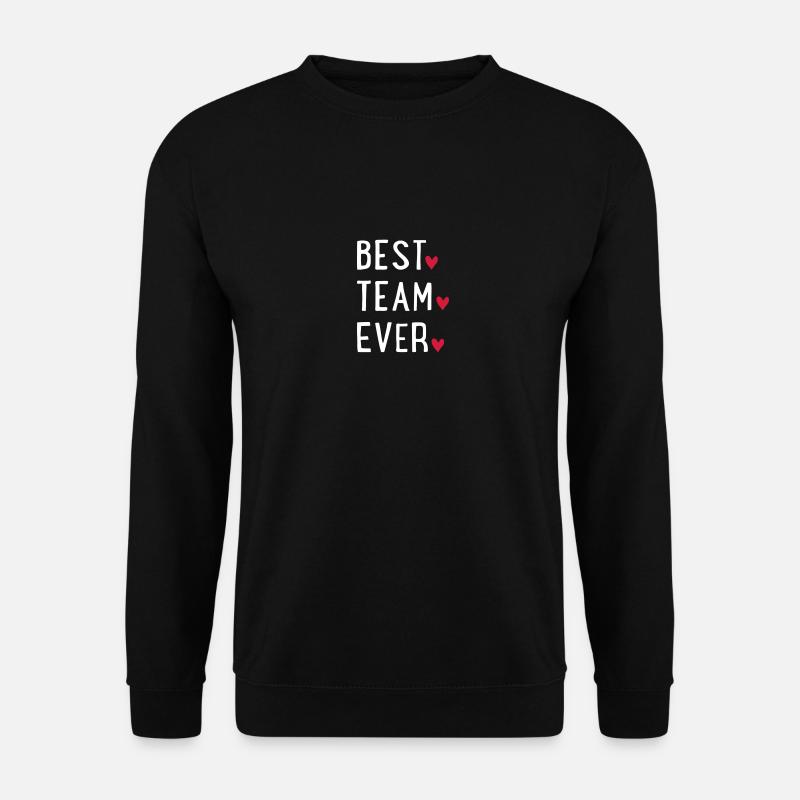 BESTTEAMEVER - Unisex Sweatshirt - black