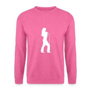 singer - Unisex Sweatshirt - pink - Front