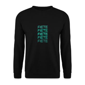 Cadeau pour Fiete - Sweat-shirt Unisexe - noir - Devant - Alina (178cm) & Michal (187cm)