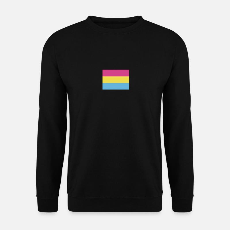 Pansexual Pride Flag - Unisex Sweatshirt - black
