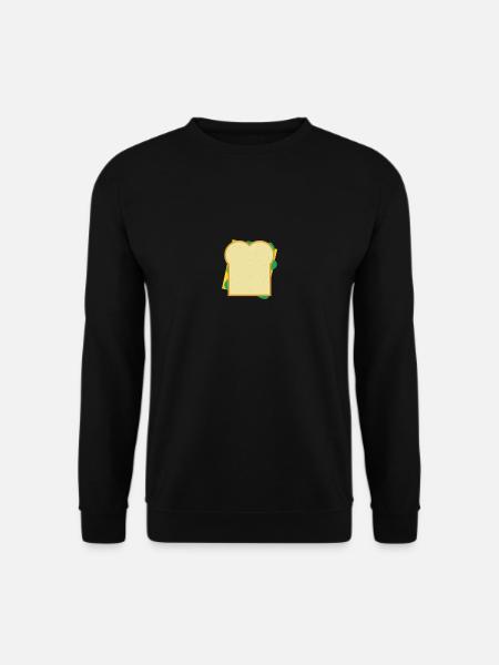 cheese bread - Unisex Sweatshirt - black