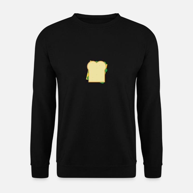 cheese bread - Unisex Sweatshirt - black