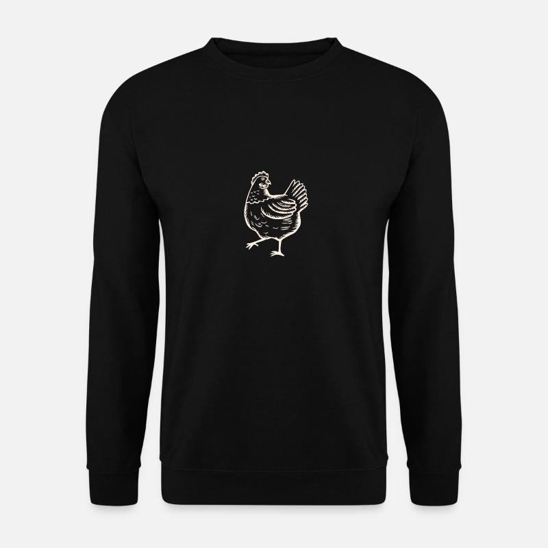 Chicken - Unisex Sweatshirt - black
