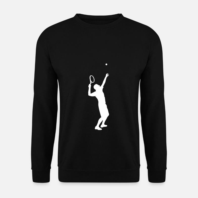 Servir au tennis - Sweat-shirt Unisexe - noir