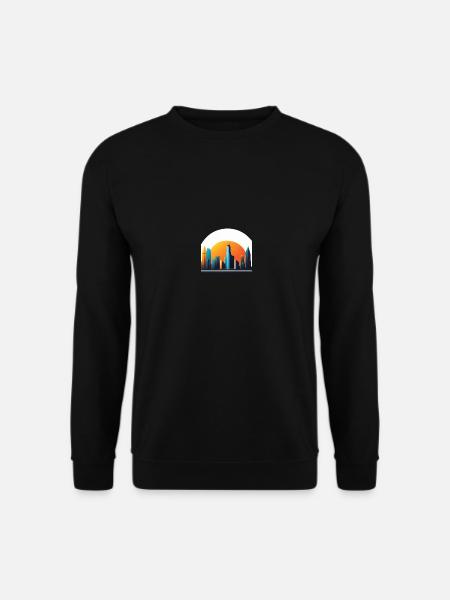 Logo Skyline - Unisex Pullover - Schwarz