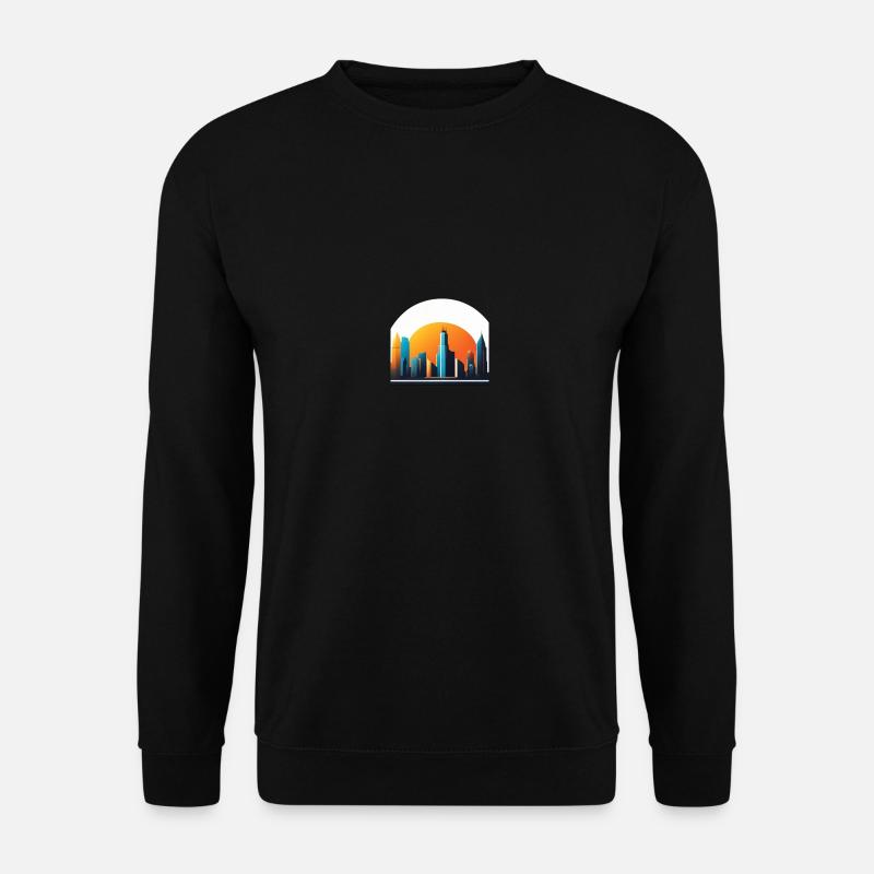 Logo Skyline - Unisex Pullover - Schwarz