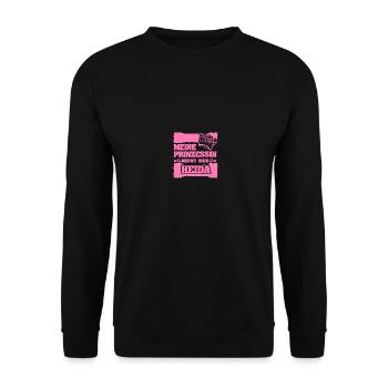 Nom de jeune fille Heida - Sweat-shirt Unisexe - noir - Devant - Alina (178cm) & Michal (187cm)