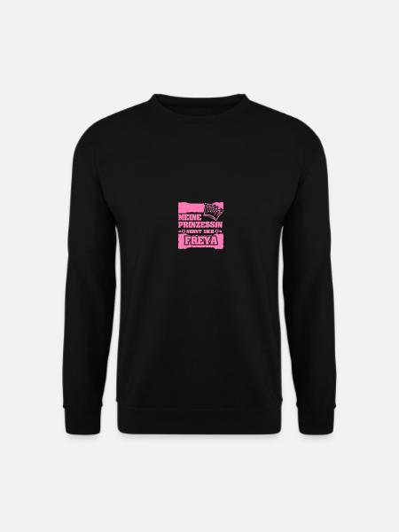 Freya als Mädchenname - Unisex Pullover - Schwarz
