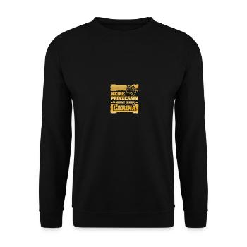 Nom de jeune fille Larina - Sweat-shirt Unisexe - noir - Devant - Alina (178cm) & Michal (187cm)