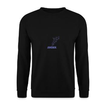 Segeln Anouk - Unisex Pullover - Schwarz - Vorne - Alina (178cm) & Michal (187cm)