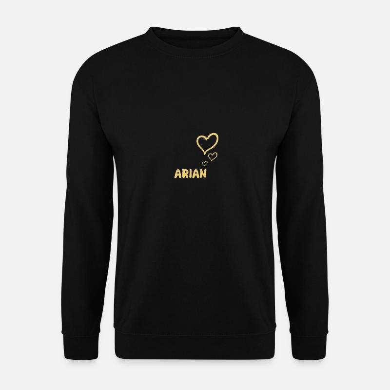First name Arian - Unisex Sweatshirt - black