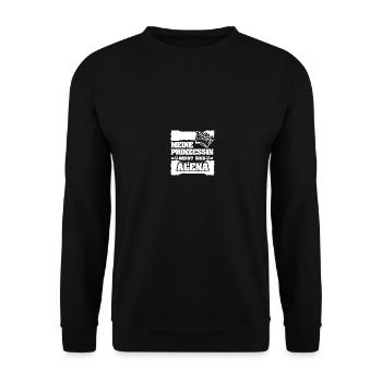 Cadeau pour Alena - Sweat-shirt Unisexe - noir - Devant - Alina (178cm) & Michal (187cm)