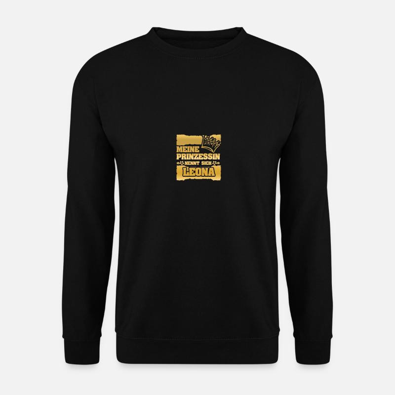 Leona als Maedchenname - Unisex Pullover - Schwarz